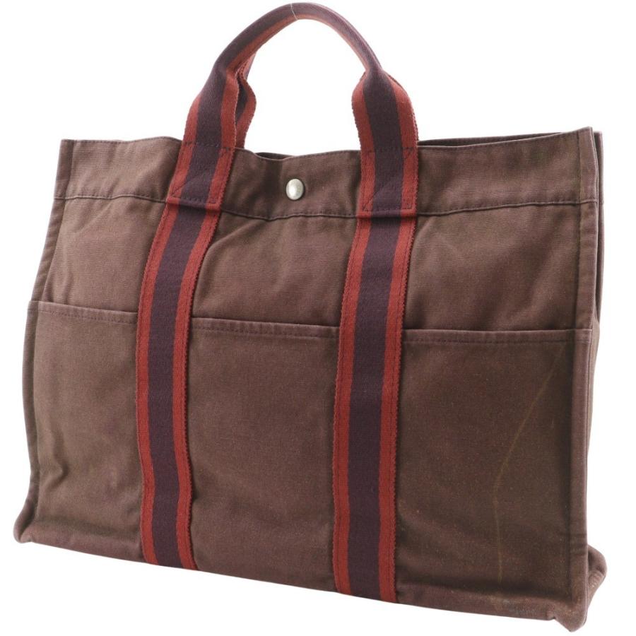 HERMES（エルメス） サックフールトゥMM ハンドバッグ コットン 