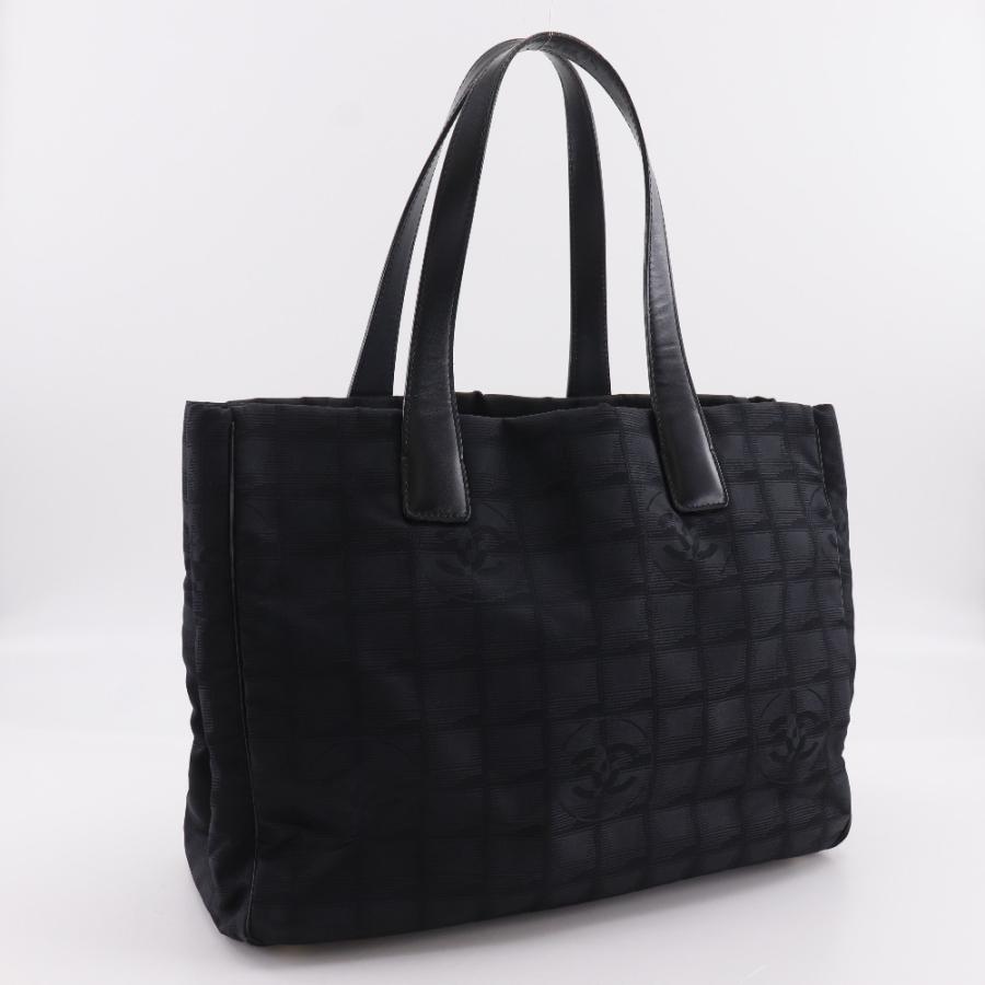シャネル　ニュートラベルライン　ビジネスバッグ　キャンバス　トートバッグ　黒 CHANEL シャネル トートバッグ ニュートラベルラインMM ナイロン