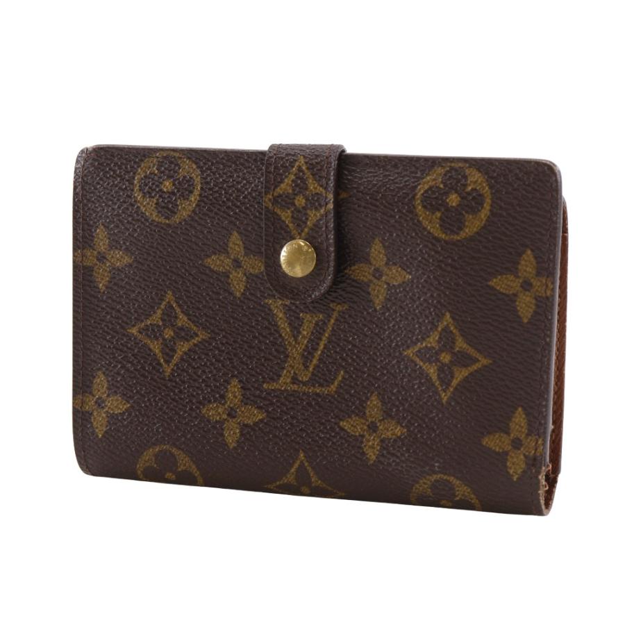 ルイヴィトン　モノグラム　ポルトフォイユヴィエノワ　がま口　二つ折り財布 LOUIS VUITTON ルイヴィトン 財布 ポルトフォイユ・ヴィエノワ 二