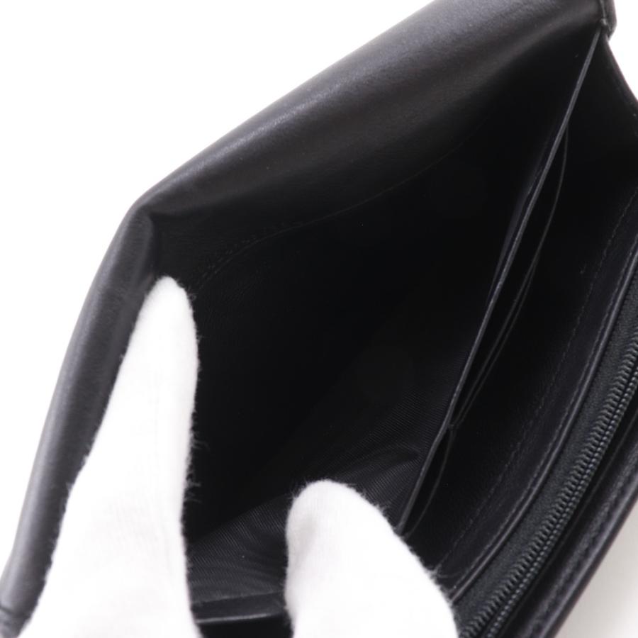 GUCCI（グッチ） インターロッキングG 282434 長財布 シマレザー 黒