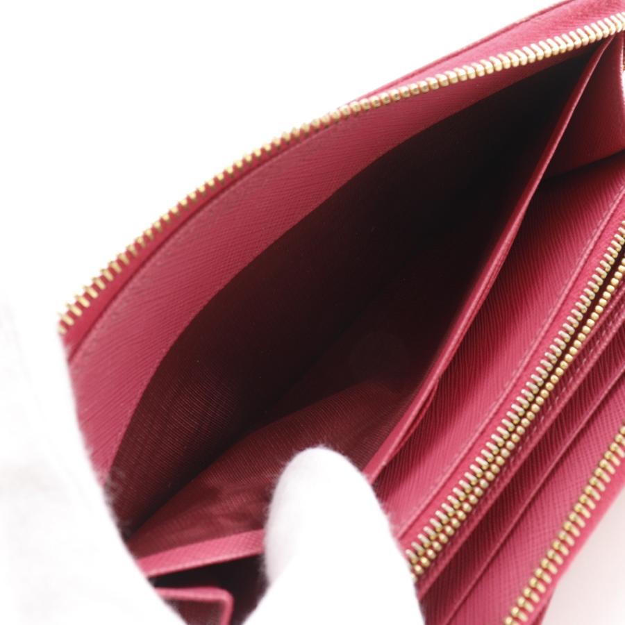 PRADA（プラダ） リボン 1ML506 長財布 サフィアーノ PEONIA ピンク