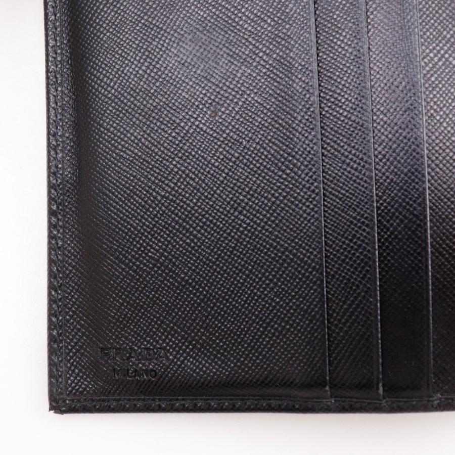 【PRADA】プラダ M510A サフィアーノ NERO 黒 レディース 二つ折り財布 PRADA（プラダ） M510A 二つ折り財布 サフィアーノ NERO 黒 レディース