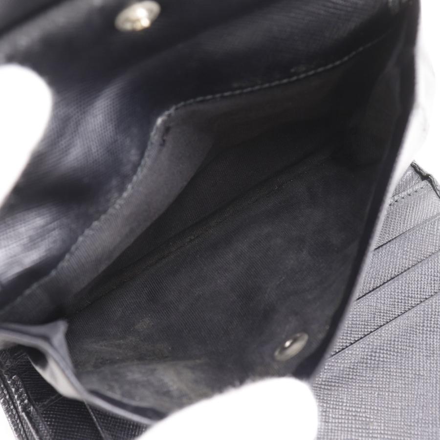 PRADA（プラダ） M510A 二つ折り財布 サフィアーノ NERO 黒 レディース