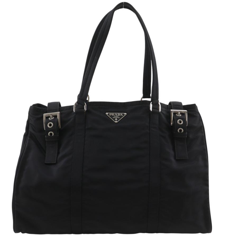 PRADA（プラダ） トートバッグ ナイロン 黒 レディース【I221525096