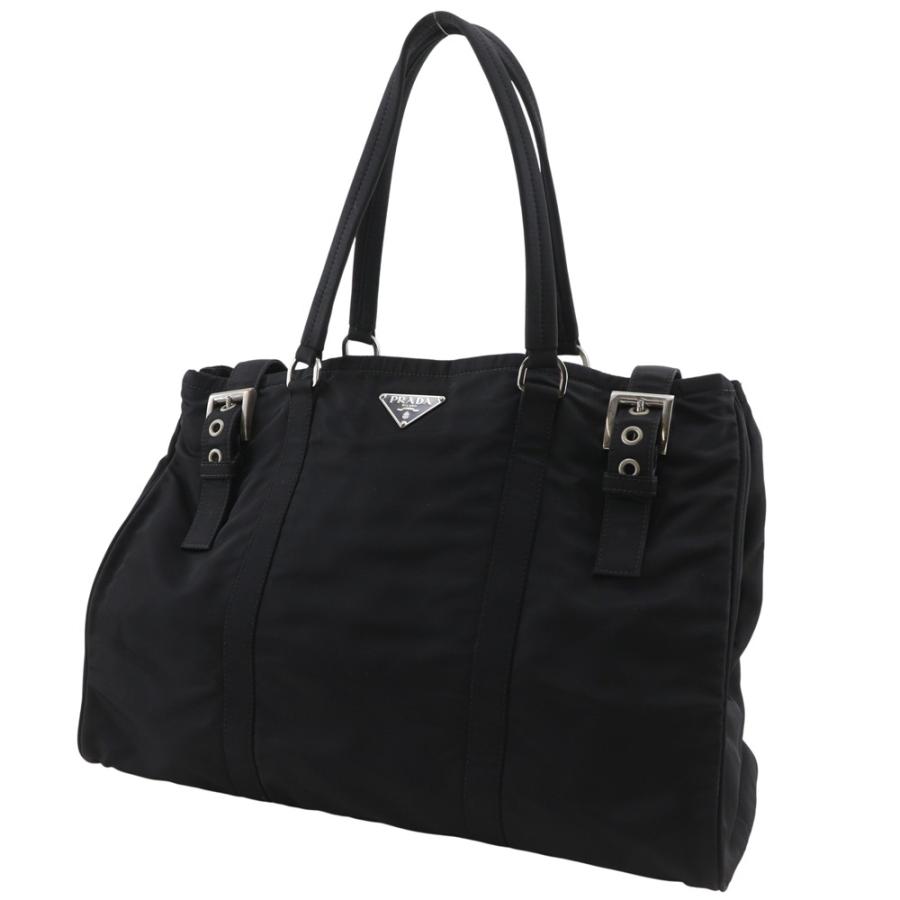 PRADA（プラダ） トートバッグ ナイロン 黒 レディース【I221525096
