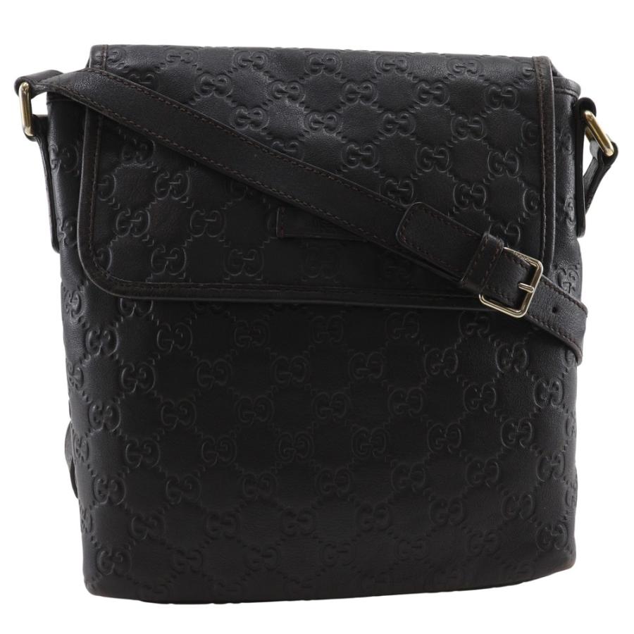 【GUCCI】グッチ GG 223666 シマレザー 茶 ユニセックス ショルダーバッグ GUCCI（グッチ） GG 223666 ショルダーバッグ シマレザー 茶 ユニ