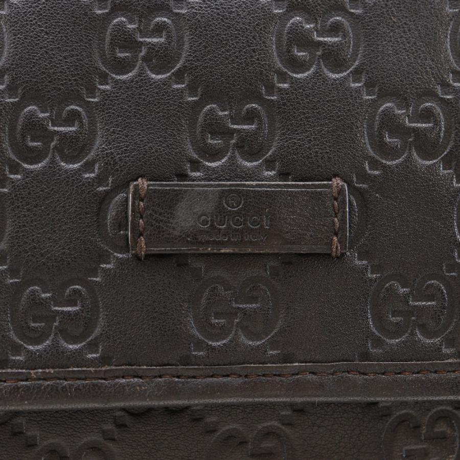 【GUCCI】グッチ GG 223666 シマレザー 茶 ユニセックス ショルダーバッグ GUCCI（グッチ） GG 223666 ショルダーバッグ シマレザー 茶 ユニ