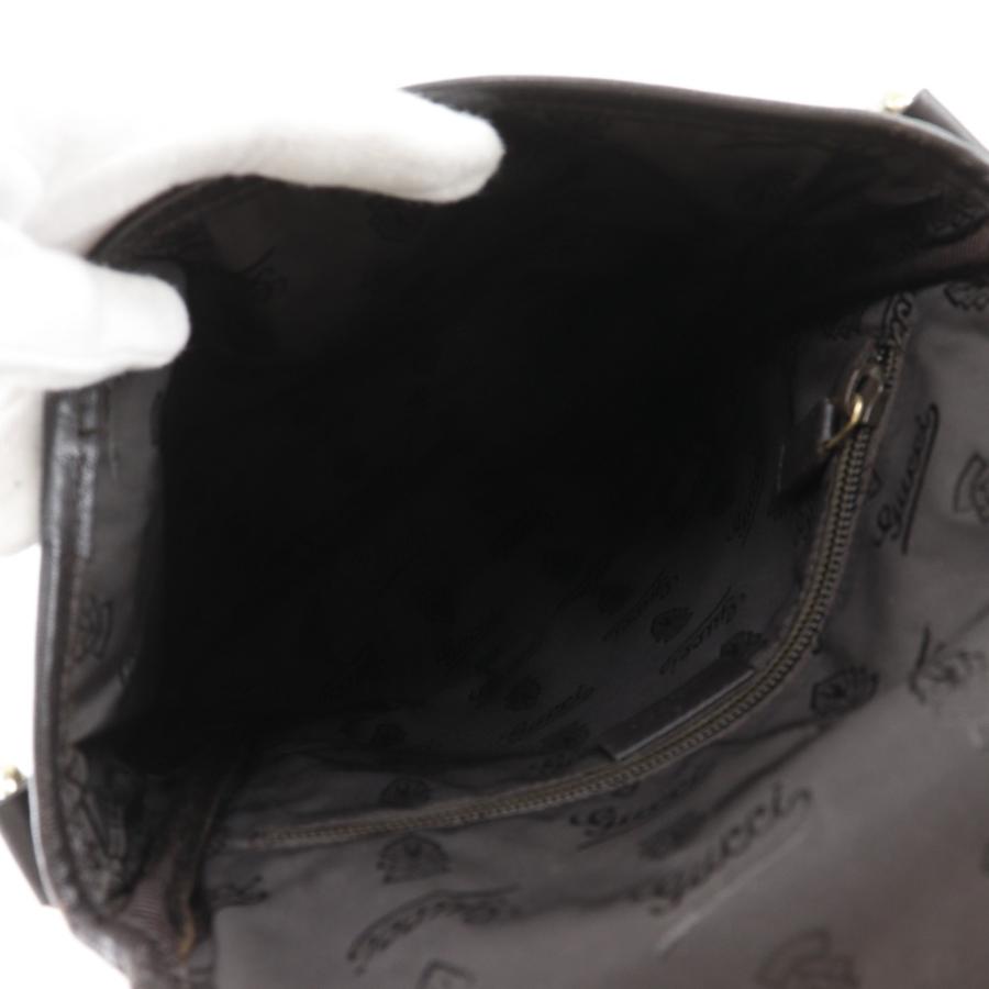 【GUCCI】グッチ GG 223666 シマレザー 茶 ユニセックス ショルダーバッグ GUCCI（グッチ） GG 223666 ショルダーバッグ シマレザー 茶 ユニ