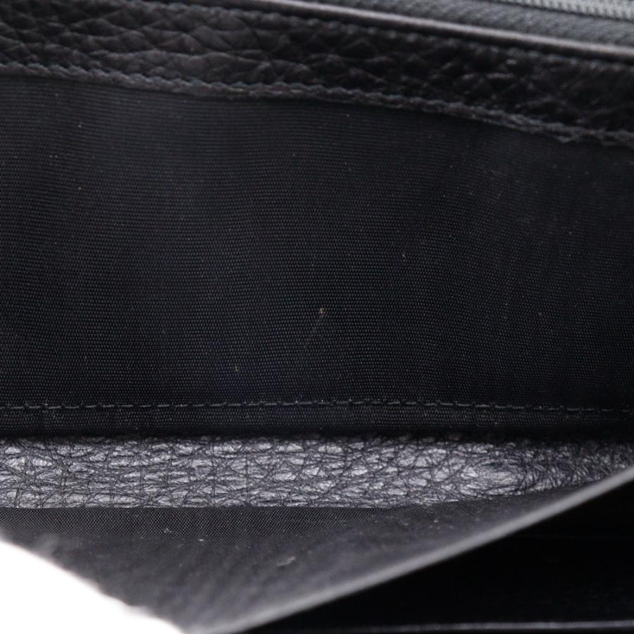 【GUCCI】グッチ シェリーライン インターロッキングG 308796 レザー 黒 ユニセックス 長財布 GUCCI（グッチ） シェリーライン インターロッキングG 308796 長財布