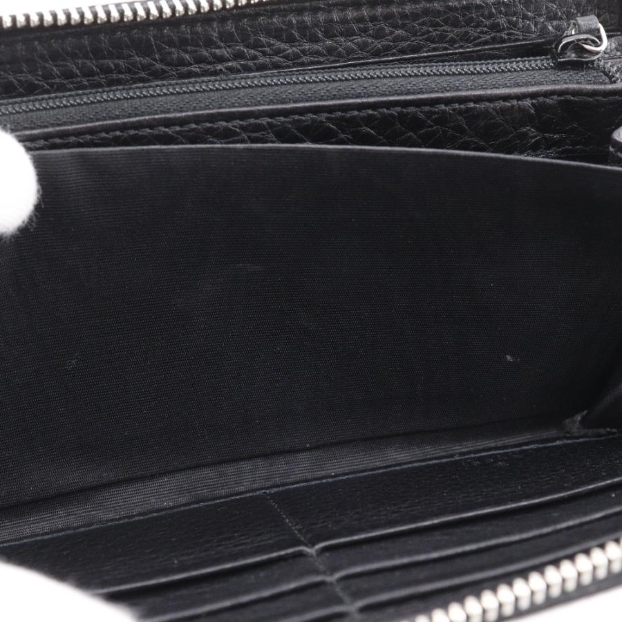 【GUCCI】グッチ シェリーライン インターロッキングG 308796 レザー 黒 ユニセックス 長財布 GUCCI（グッチ） シェリーライン インターロッキングG 308796 長財布