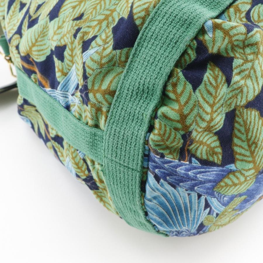 HERMES（エルメス） 巾着 ボタニカル柄 鳥柄 ショルダーバッグ