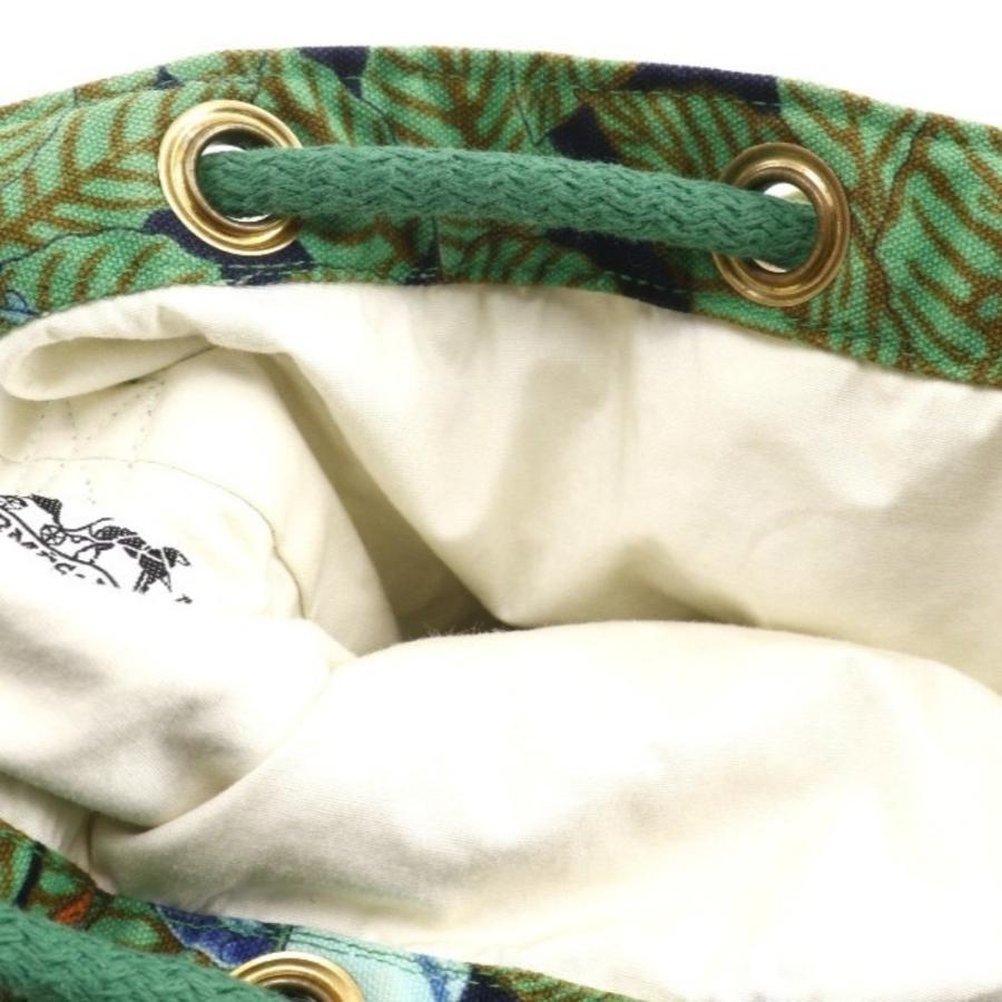 HERMES（エルメス） 巾着 ボタニカル柄 鳥柄 ショルダーバッグ