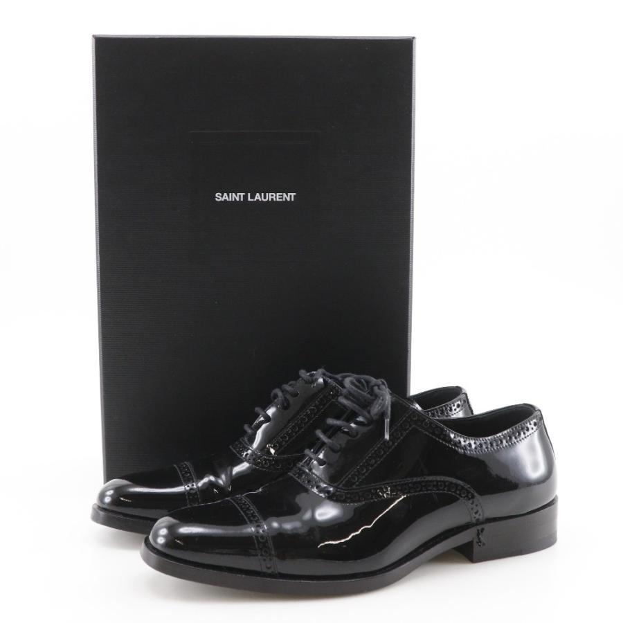 SAINT LAURENT サンローラン レースアップ ストレートチップ ドレス 