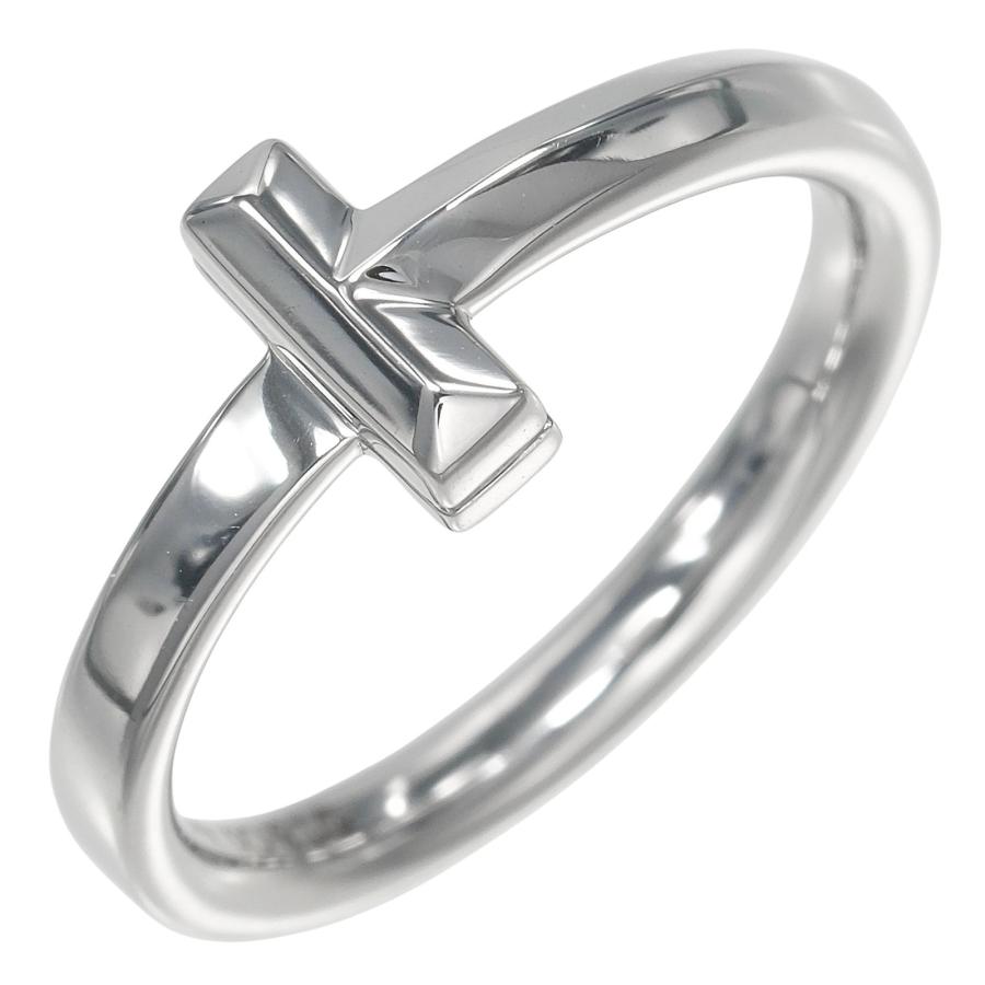 TIFFANY&Co.（ティファニー） リング Tワン 9号 指輪 K18WG ホワイト 