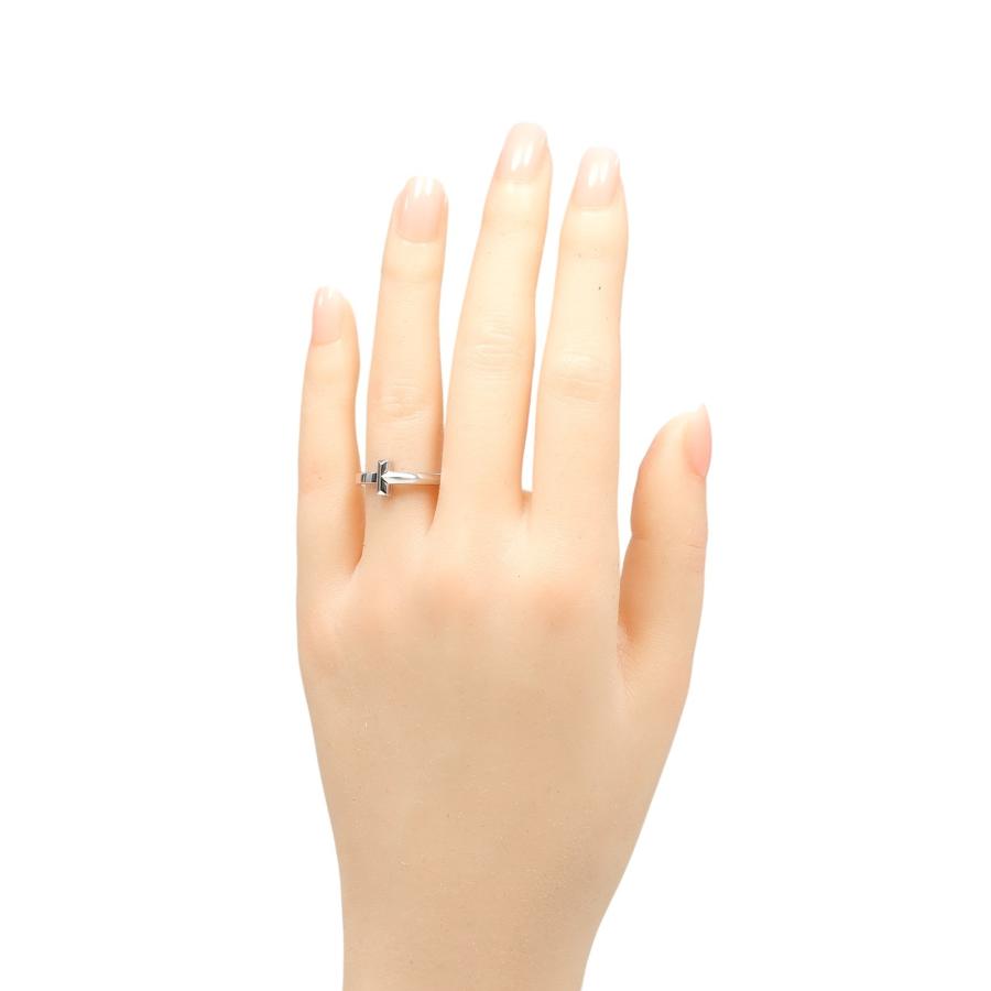 TIFFANY&Co.（ティファニー） リング Tワン 9号 指輪 K18WG ホワイト 