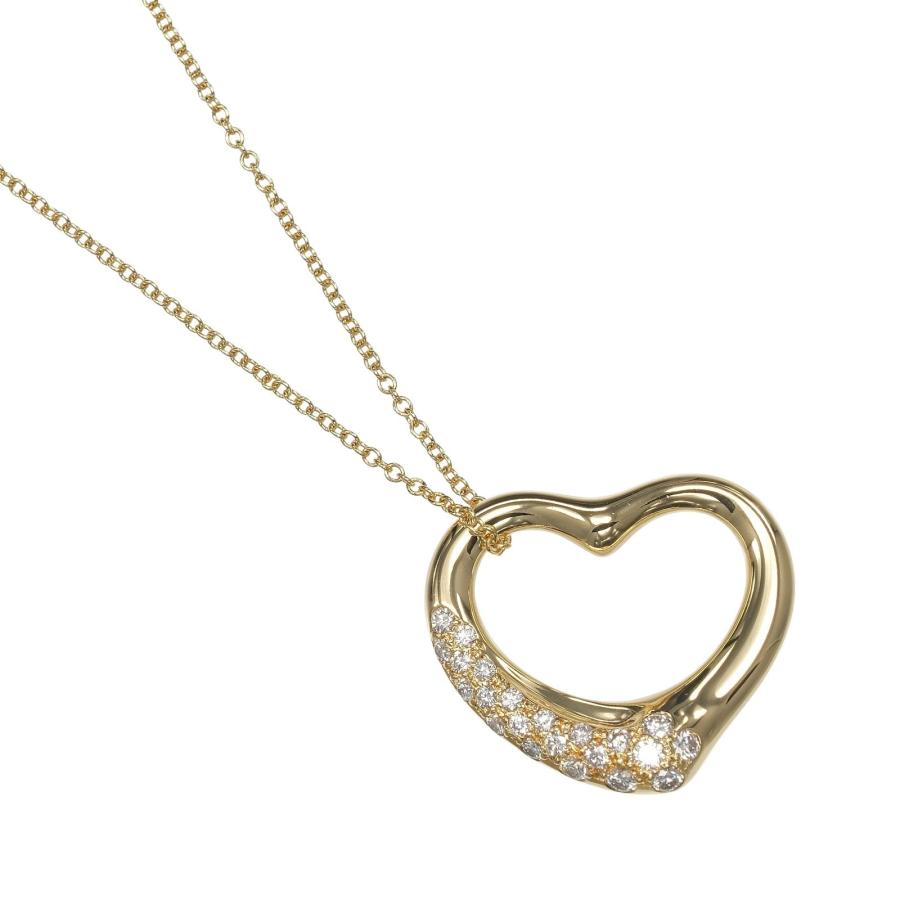 TIFFANY&Co.（ティファニー） ネックレス オープンハート K18YG 
