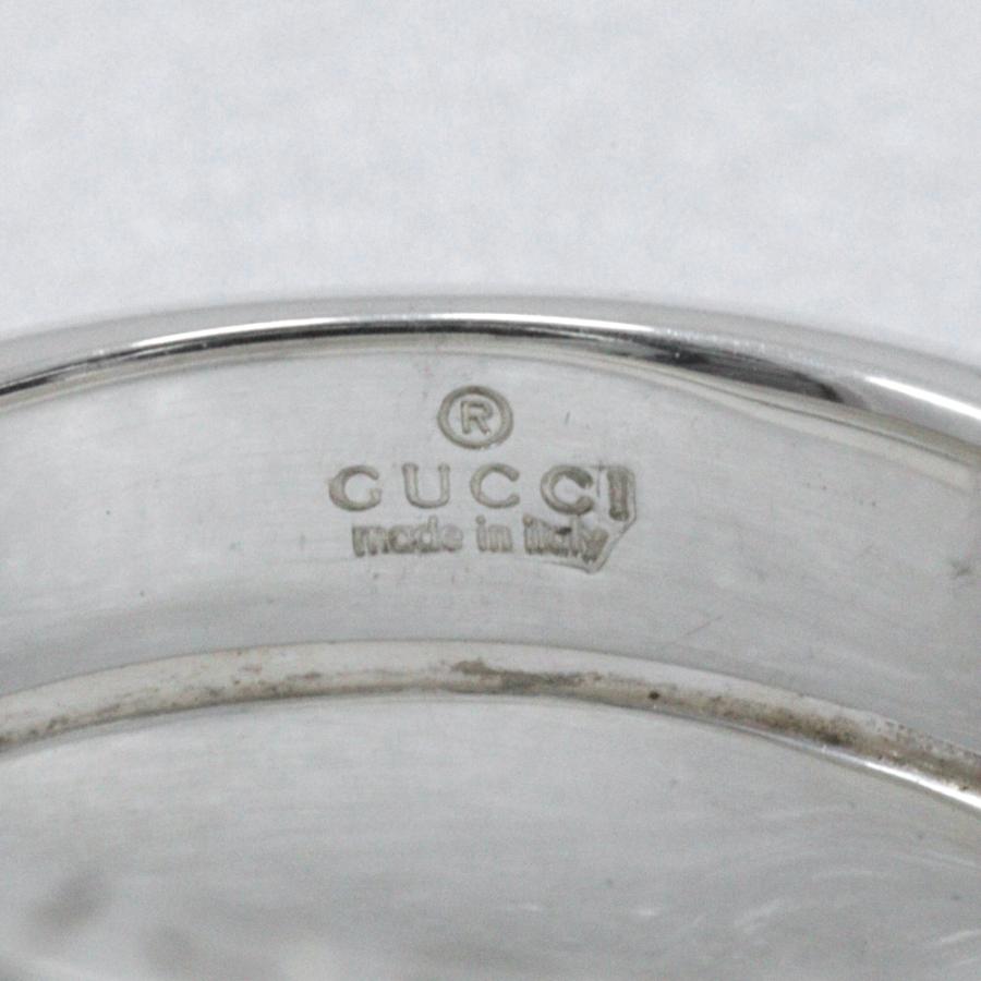 GUCCI（グッチ） ロゴ スネーク リング・指輪 シルバー925 13号