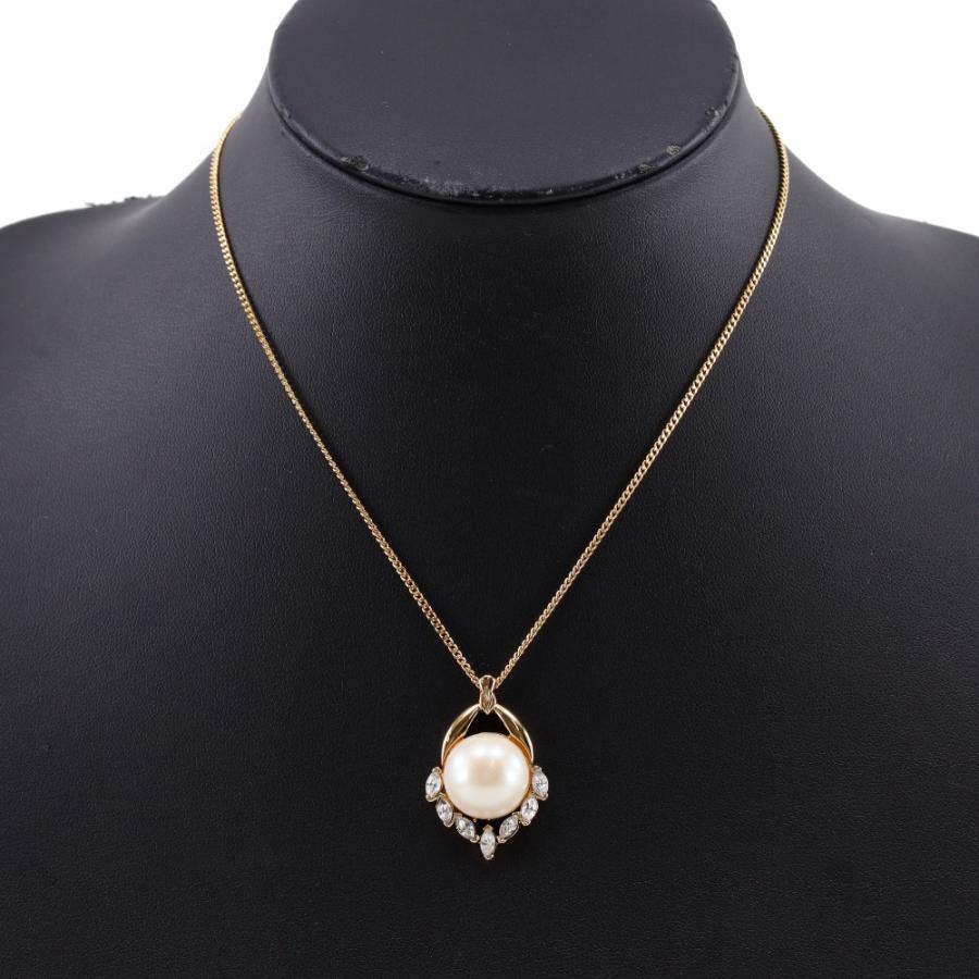 NINA RICCI ニナリッチ ネックレス 金メッキ×フェイクパール NINA RICCI ニナリッチ ネックレス 金メッキ×フェイクパール