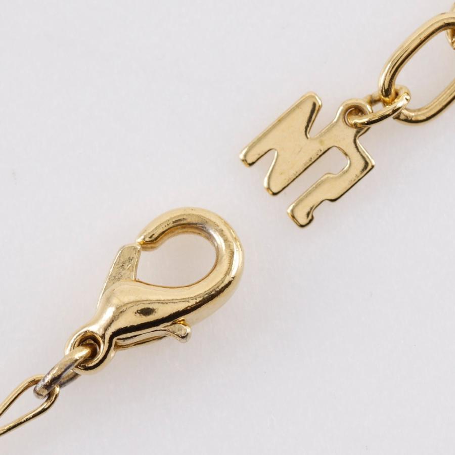 NINA RICCI ニナリッチ NRハート ネックレス 金メッキ 約4.8g NINA RICCI ニナリッチ NRハート ネックレス 金メッキ 約4.8g
