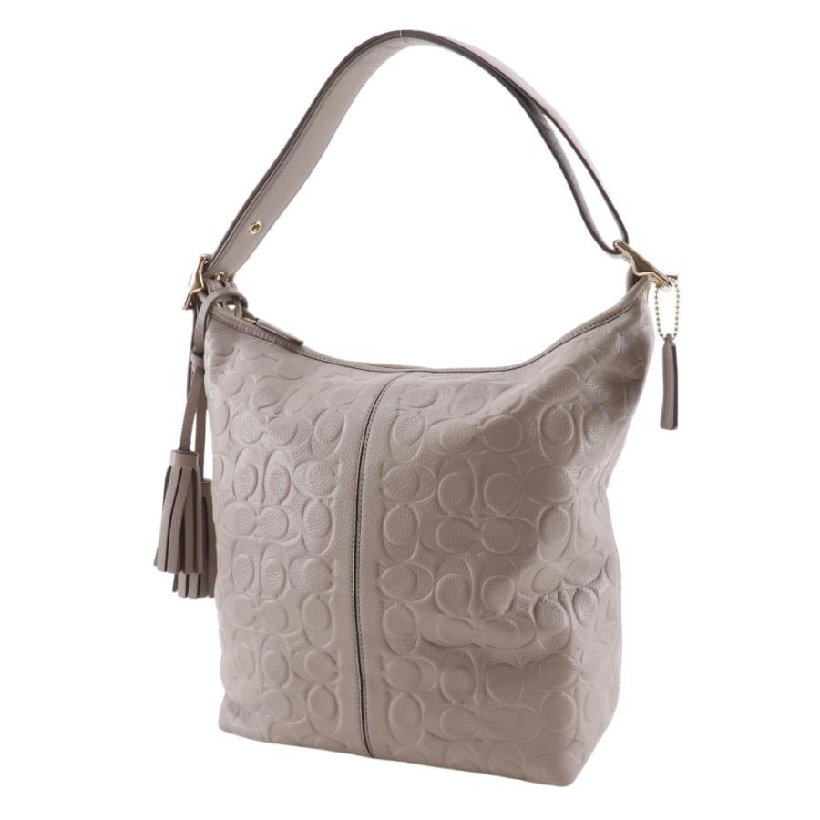 COACH（コーチ） シグネチャー型押し 27959 ショルダーバッグ レザー 