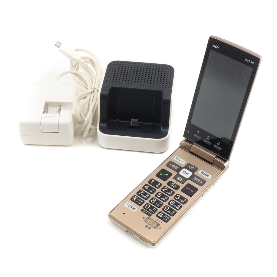 KYOCERA 京セラ au かんたんケータイ ガラケー KYF38 携帯電話 