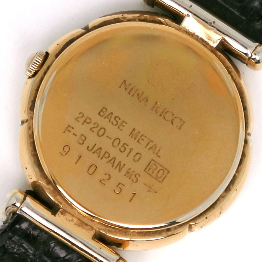 NINA RICCI ニナリッチ 腕時計 金属製 アナログ表示 レディース