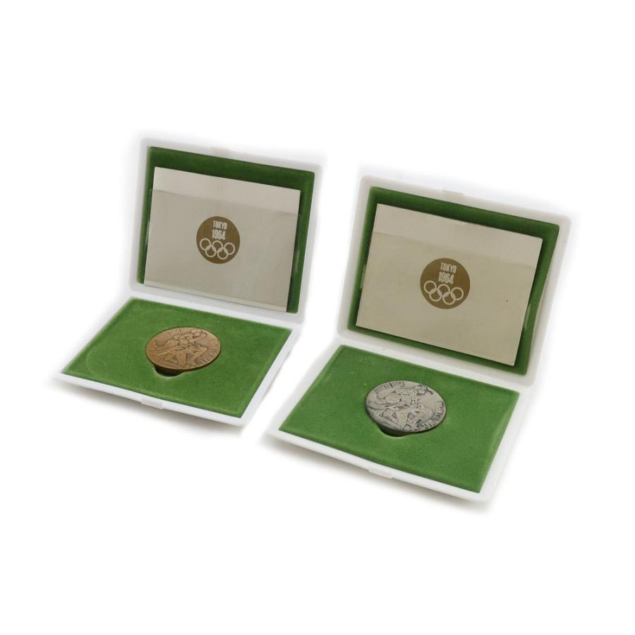 JAPAN MINT 造幣局 東京オリンピック1964 銀/銅 メダルセット メダル _
