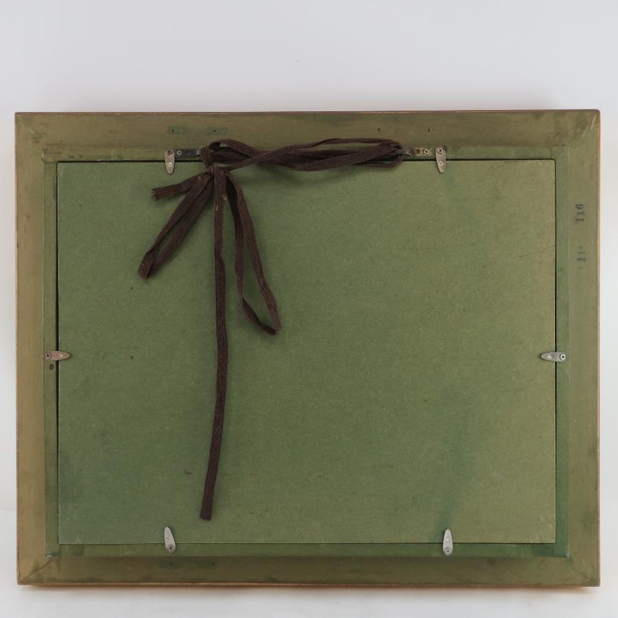 池川茂 サンマルタン運河 ル・サロン会員 絵画 _【M160525001】中古