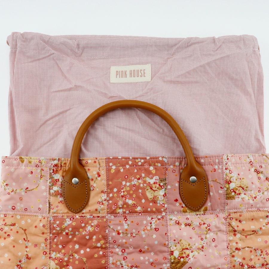 PINK HOUSE ピンクハウス パッチワーク トートバッグ コットン