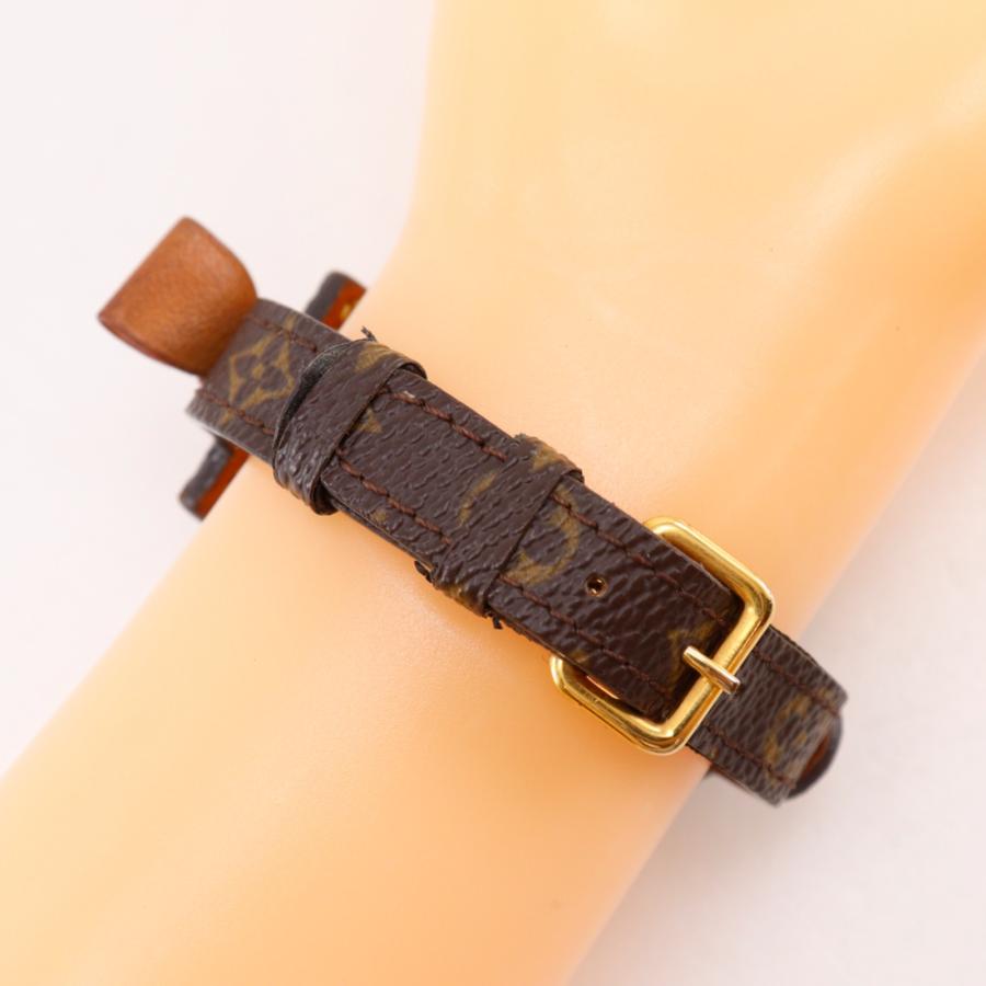 美品 ルイヴィトン ブレスレット モノグラム ブラスレ ポルトアドレス 腕輪 LOUIS VUITTON（ルイ・ヴィトン） ブラスレ ポルト アドレス M92577