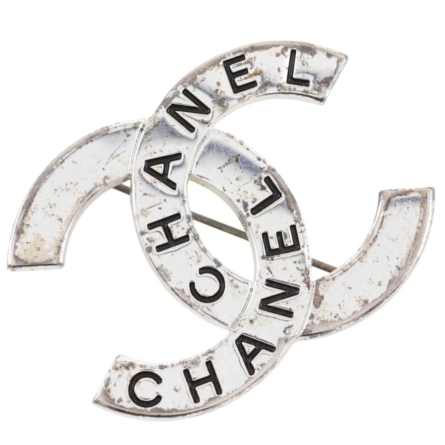 美品✨CHANEL シャネル ブローチ パール ココマーク シルバー 98P CHANEL（シャネル） ココマーク ロゴ 98P ブローチ 金属製 シルバー 約