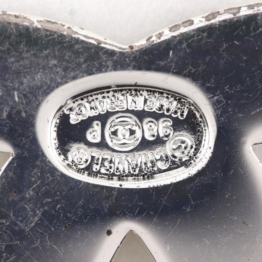 美品✨CHANEL シャネル ブローチ パール ココマーク シルバー 98P CHANEL（シャネル） ココマーク ロゴ 98P ブローチ 金属製 シルバー 約