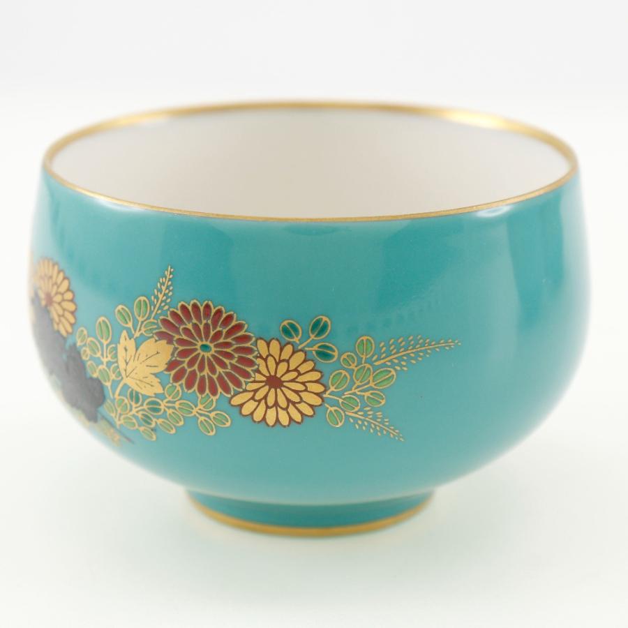 香蘭社 KORANSYA 茶器揃 菊柄 急須セット グリーン 金彩 湯?み5 香蘭社 KORANSYA 茶器揃 菊柄 急須セット グリーン 金彩 湯?み5