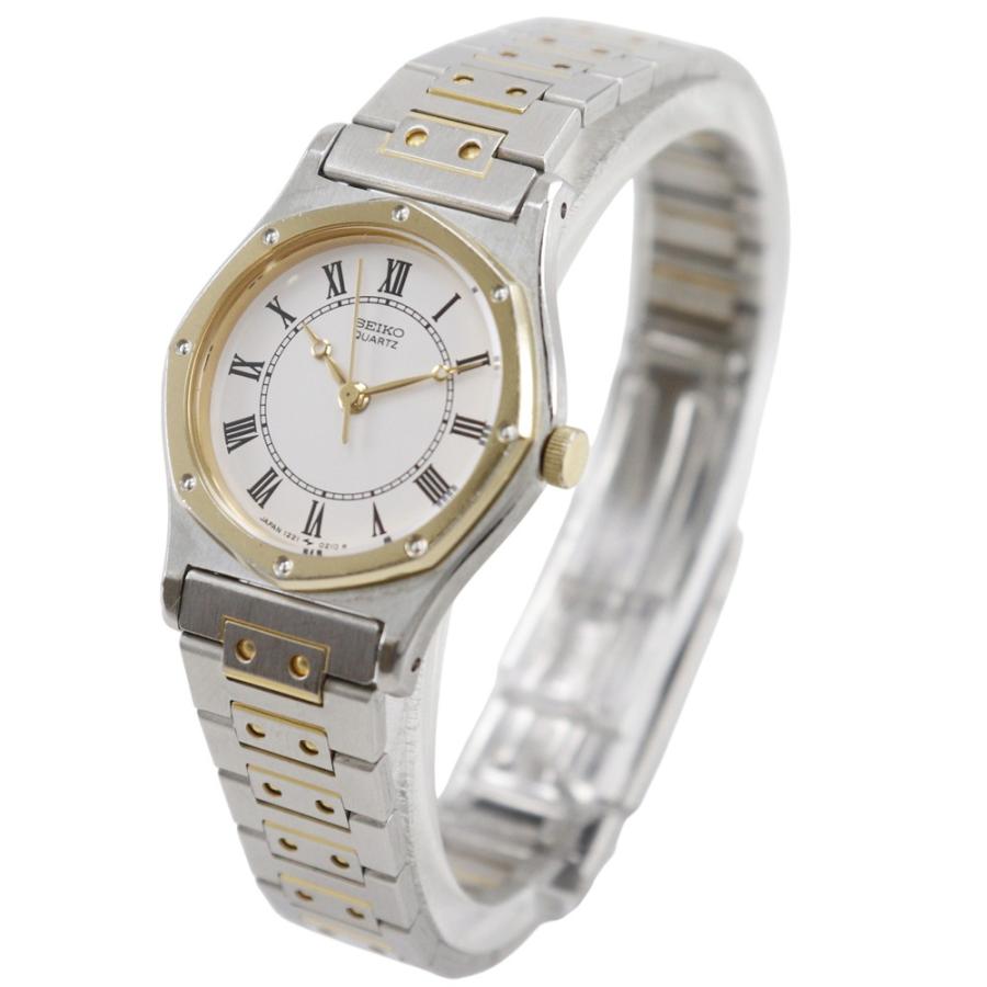 SEIKO（セイコー） オクタゴン 1221-0040 腕時計 SS×金メッキ シルバー