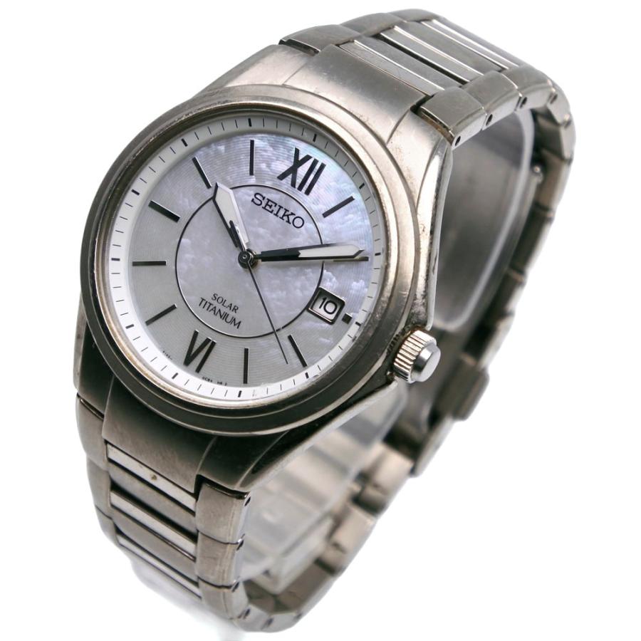 SEIKO（セイコー） V145-0BA0 腕時計 チタン ソーラー時計 アナログ