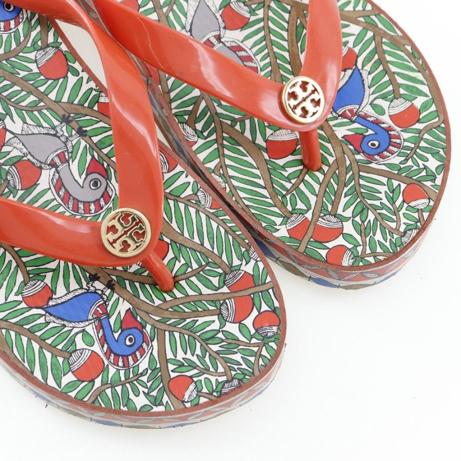Tory Burch トリーバーチ ビーチサンダル 厚底 オレンジ Tory Burch トリーバーチ ビーチサンダル 厚底 オレンジ