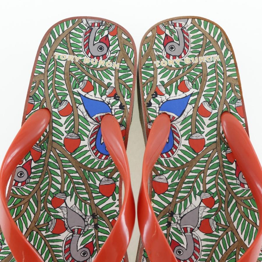 Tory Burch トリーバーチ ビーチサンダル 厚底 オレンジ Tory Burch トリーバーチ ビーチサンダル 厚底 オレンジ