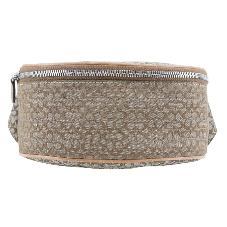 COACH コーチ ミニシグネチャー ボディバッグ ウエストポーチ ベージュ系 COACH（コーチ） ミニシグネチャー F05093 ウエストバッグ キャンバス