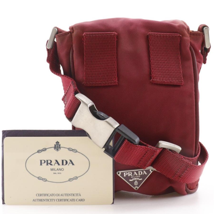 【PRADA】プラダ 2WAYウエストバッグ MV583 ナイロン CERISE 赤 レディース ショルダーバッグ PRADA（プラダ） 2WAYウエストバッグ MV583 ショルダーバッグ ナイロン