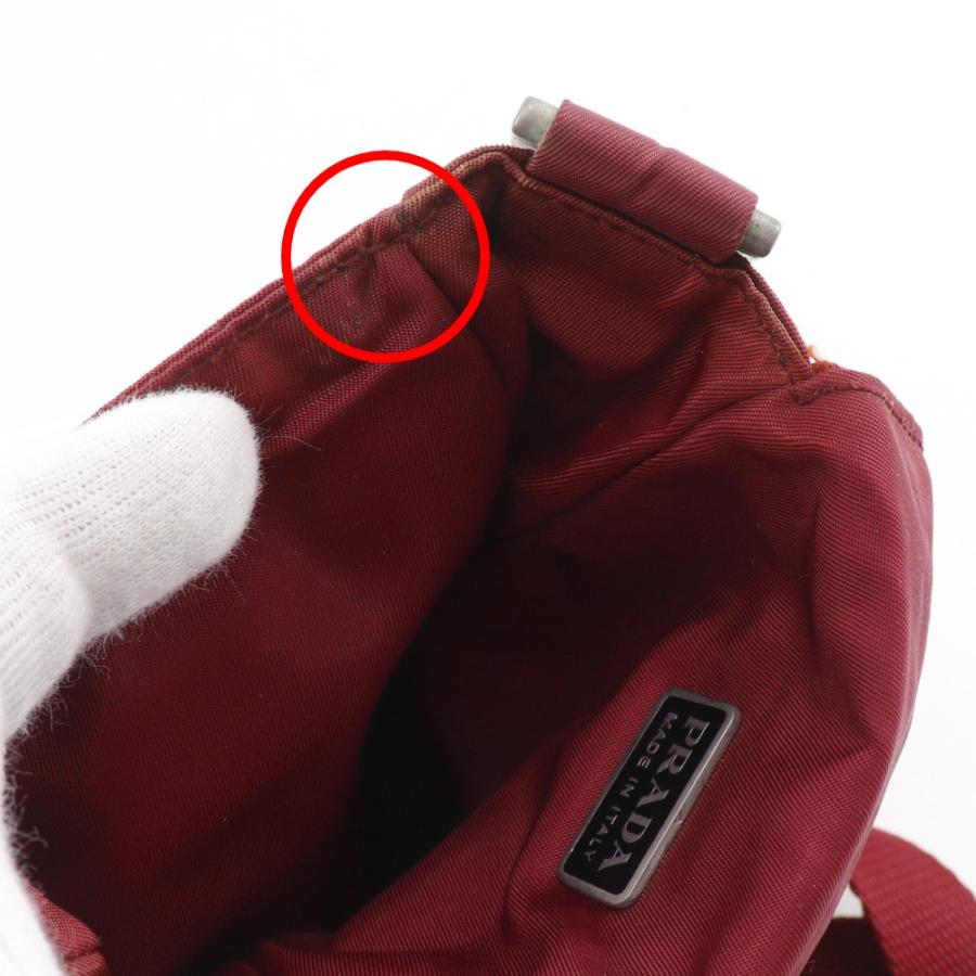 【PRADA】プラダ 2WAYウエストバッグ MV583 ナイロン CERISE 赤 レディース ショルダーバッグ PRADA（プラダ） 2WAYウエストバッグ MV583 ショルダーバッグ ナイロン