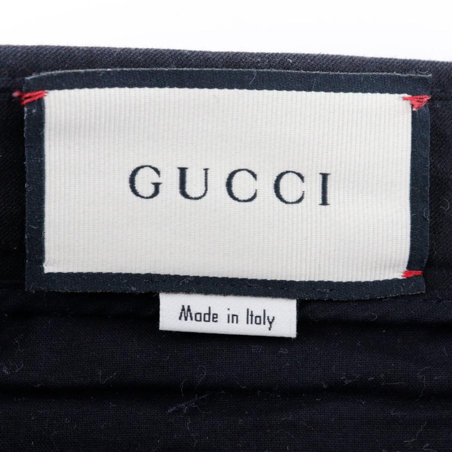 GUCCI（グッチ） サイドライン ギャバジン ストレッチパンツ 18SS