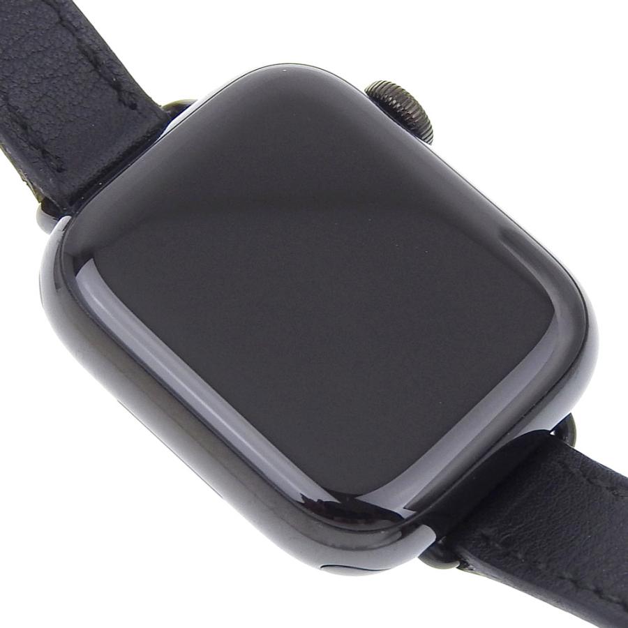 HERMES エルメス アップルウォッチコラボ シリーズ7 GPS WR-50M Z スマートウォッチ デジタル表示 レディース【R112325010】中古の画像