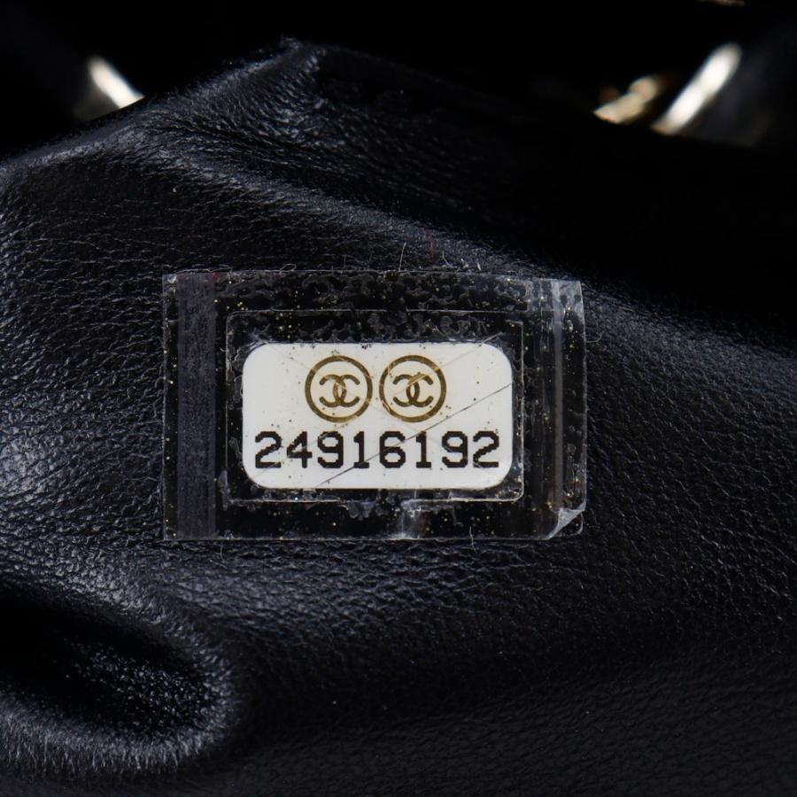 【CHANEL】シャネル チェーンショルダー マトラッセ 巾着 2WAY ラビットファー×ラムスキン 黒 レディース ショルダーバッグ CHANEL（シャネル） チェーンショルダー マトラッセ 巾着 2WAY