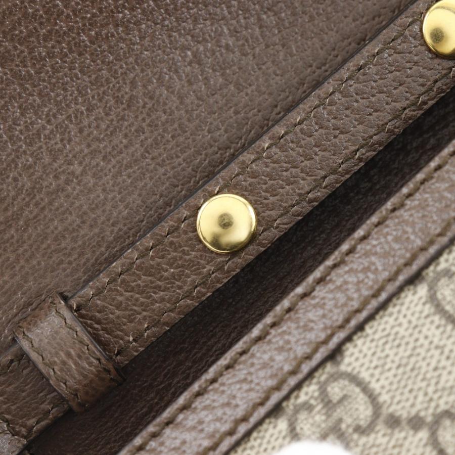 【GUCCI】グッチ オフィディア シェリーライン ミニチェーンショルダー 696180 GGスプリームキャンバス 茶 レディース ショルダーバッグ GUCCI（グッチ） オフィディア シェリーライン ミニチェーンショルダー