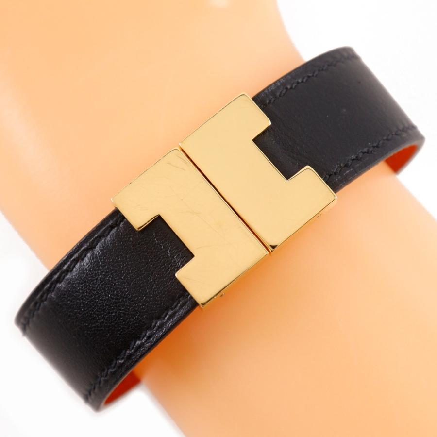 HERMES（エルメス） ルーリー リバーシブル ブレスレット レザー 