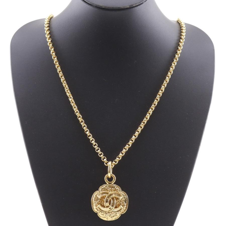 CHANEL シャネル ココマーク ヴィンテージ 95A ネックレス 金メッキ 約83.3g レディース【R141126028】中古の画像
