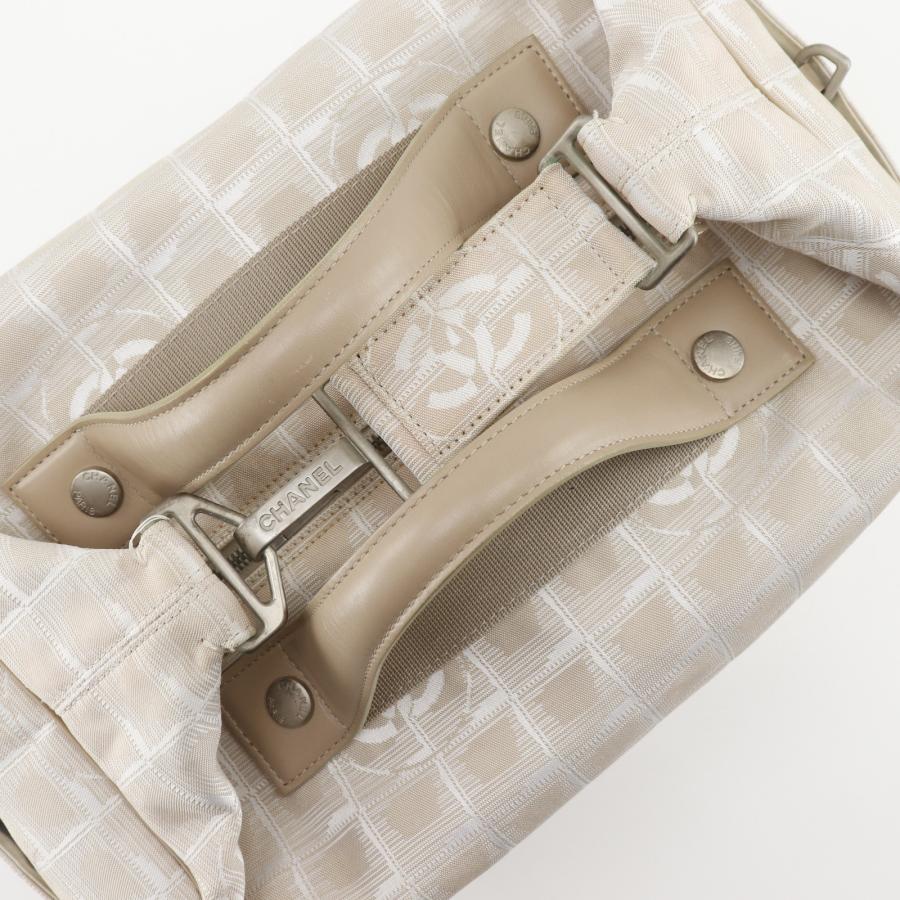 CHANEL シャネル ニュートラベルライン A15966 ボストンバッグ ナイロンキャンバス ベージュ レディース【R141626005】中古の画像