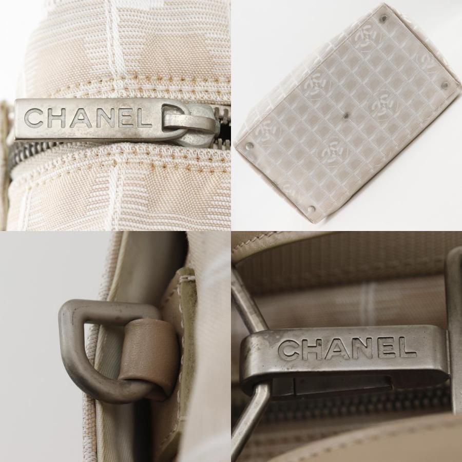 CHANEL シャネル ニュートラベルライン A15966 ボストンバッグ ナイロンキャンバス ベージュ レディース【R141626005】中古の画像