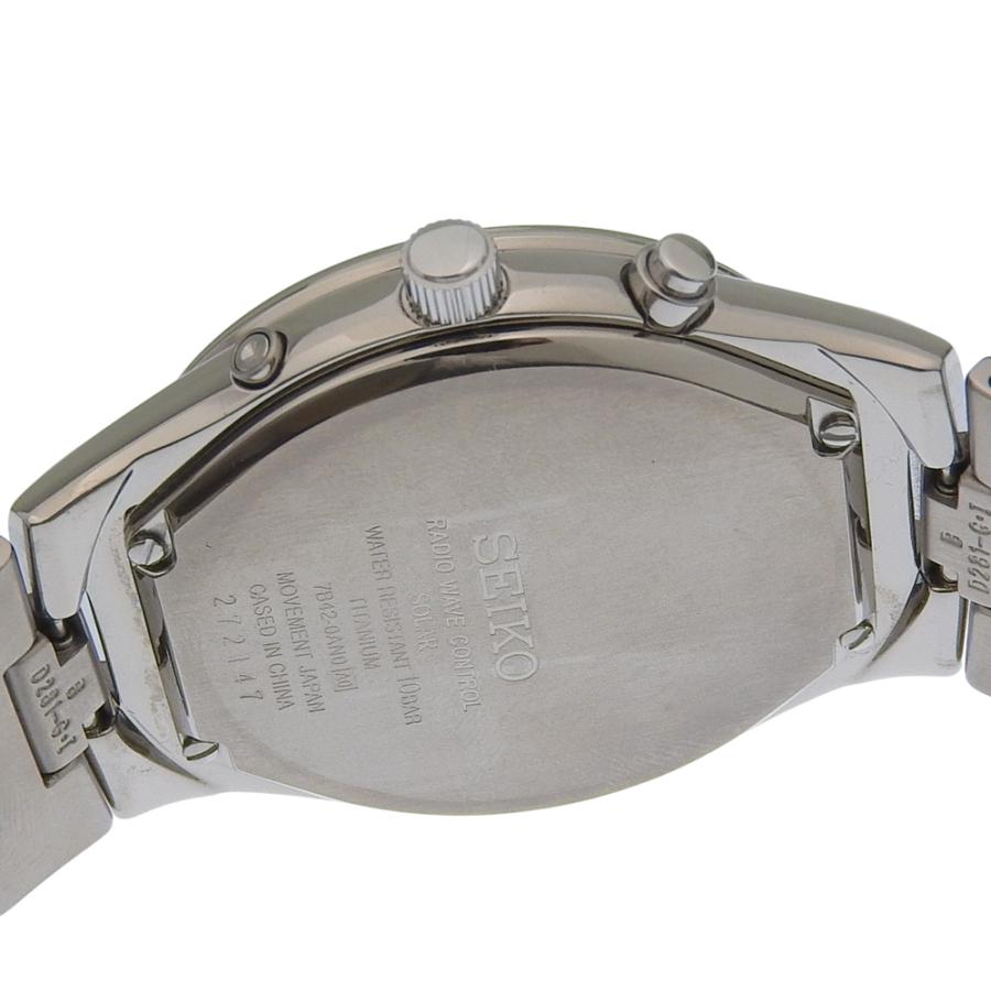 【SEIKO】セイコー スピリット 7B42-0AN0 SBTM111 チタン ソーラー電波時計 アナログ表示 メンズ 白文字盤 腕時計 SEIKO（セイコー） スピリット 7B42-0AN0 SBTM111 腕時計 チタン