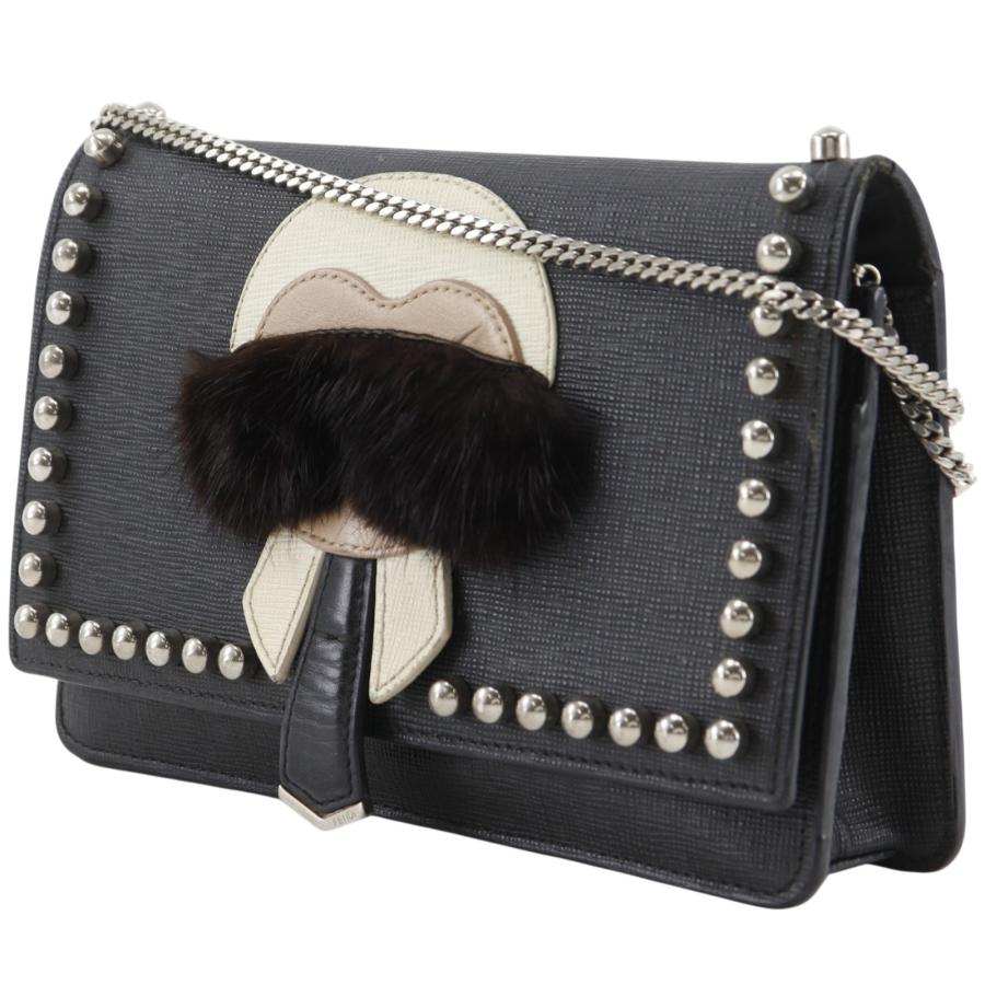 FENDI（フェンディ） カールラガーフェルド ウォレットチェーン 2WAY 